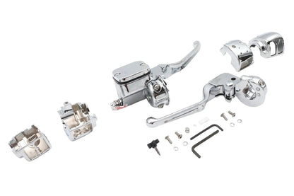 Ultima Handlebar Control Kit Chrome for Harley Davidson FLT - Part #47-259 by Ultima