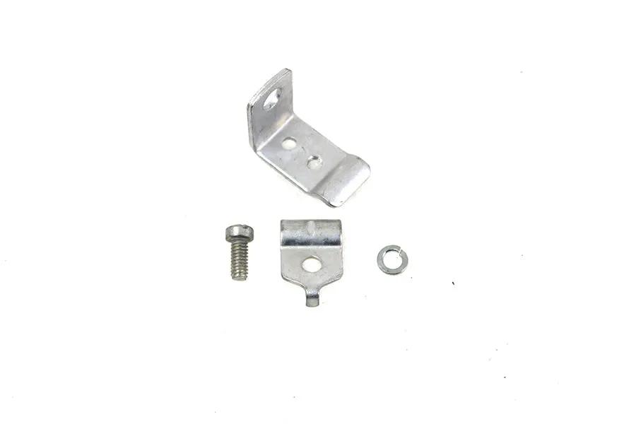 V-Twin Cadmium Plated Clutch Cable Bracket for Harley Davidson K Models by V-Twin