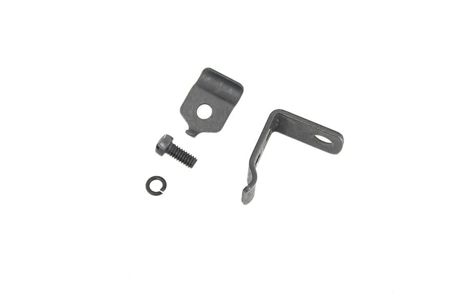 V-Twin Parkerized Clutch Cable Bracket for Harley Davidson K Models by V-Twin