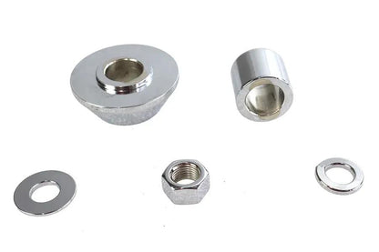 Colony Chrome Front Axle Spacer Kit Smooth Style for Harley Davidson FXSTD by Colony