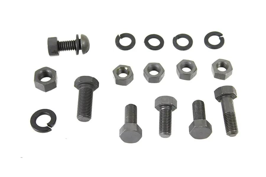Colony Exhaust System Mounting Bolt Kit Parkerized for Harley Davidson W Models by Colony
