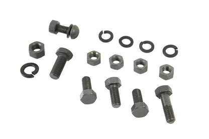 Colony Exhaust System Mounting Bolt Kit Parkerized for Harley Davidson W Models by Colony