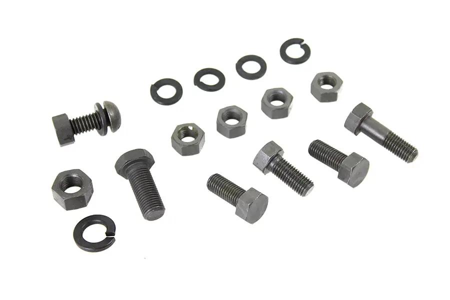 Colony Exhaust System Mounting Bolt Kit Parkerized for Harley Davidson W Models by Colony