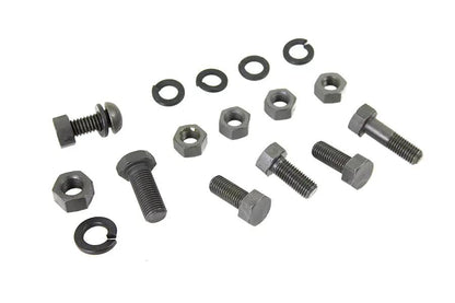 Colony Exhaust System Mounting Bolt Kit Parkerized for Harley Davidson W Models by Colony
