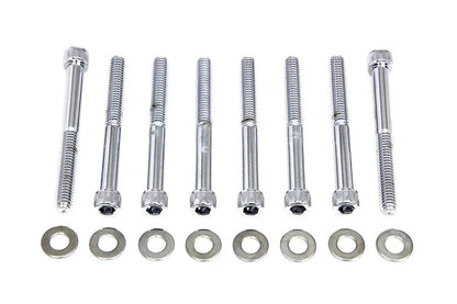Colony Chrome Engine Case Allen Type Screw Kit for Harley Davidson XL by Colony