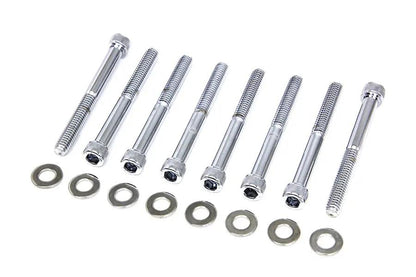 Colony Chrome Engine Case Allen Type Screw Kit for Harley Davidson XL by Colony