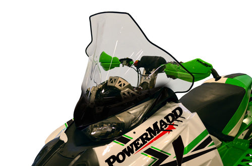 POWERMADD Cobra Arctic Cat High Clear Windshield with Black Graphics - Part 12040
