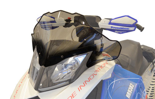 POWERMADD Ski-Doo Low Tint Windshield with Black Face, Part #13412