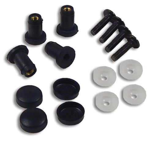 POWERMADD Windshield Well Nut Kit - Part Number 14593