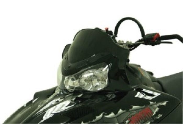 POWERMADD COBRA Polaris IQ RMK Low Black Motorcycle Handlebar Mirror Part 11922