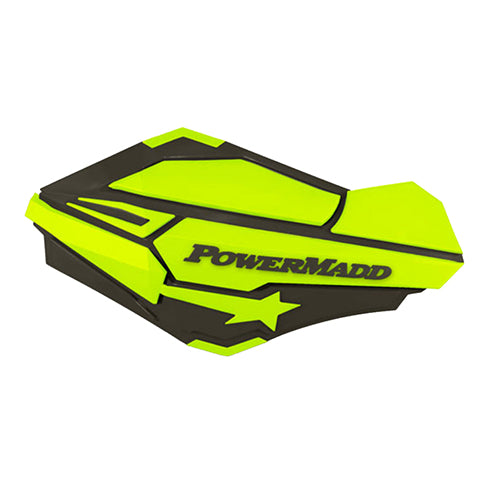 PowerMadd Sentinel Handguards Charcoal and Hi-Viz