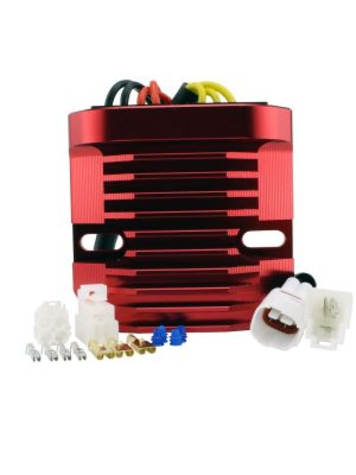 RMSTATOR Red Machined Aluminum MOSFET Regulator - Part Number RMS022-106226