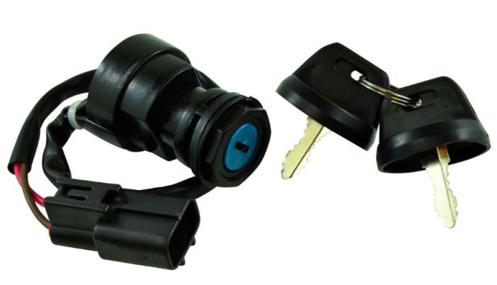 RMSTATOR RMS110-104612 2-Position Ignition Key Switch for Marine and Powersports Vehicles