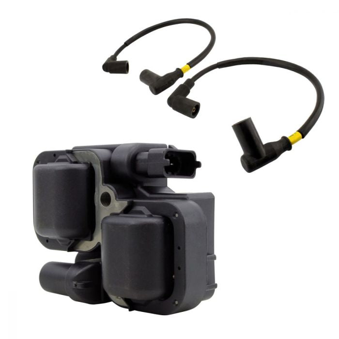 RMSTATOR RMS900-106728 External Ignition Coil & Spark Plug Caps Kit