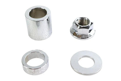 Colony Chrome Rear Axle Spacer Kit for Harley Davidson XL (2005-2007) by Colony