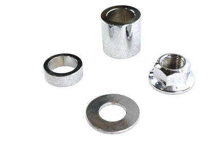 Colony Chrome Rear Axle Spacer Kit for Harley Davidson XL (2005-2007) by Colony