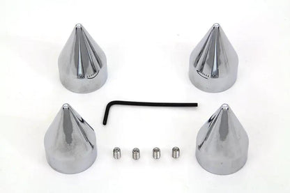 Colony Pike Type Cylinder Head Bolt Cover Set for Harley Davidson FLST Models by Colony