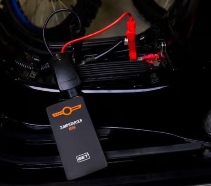 GET Products Jump Starter Mini - Compact Power Bank for Vehicles and Devices