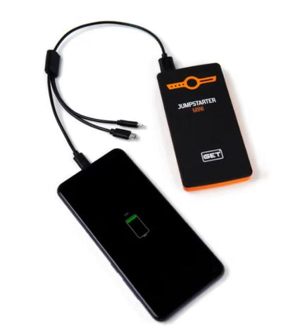 GET Products Jump Starter Mini - Compact Power Bank for Vehicles and Devices