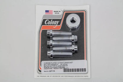 Colony Sprocket Bolt and Washer Kit for Harley Davidson FL (1973-1982) by Colony
