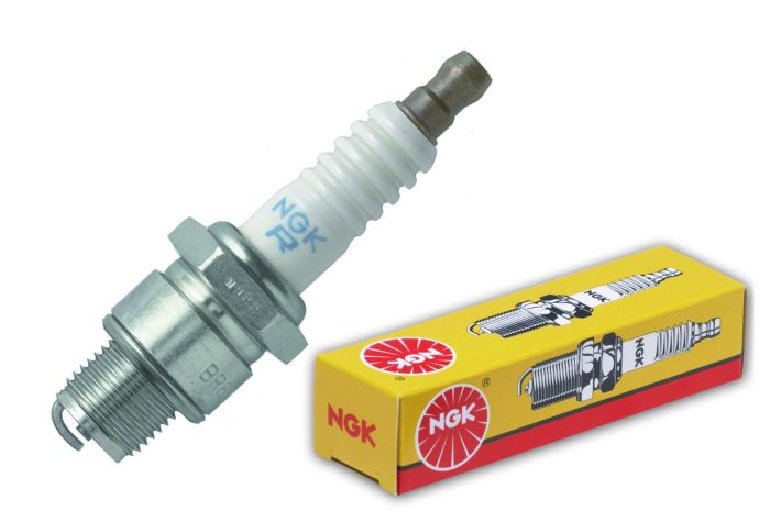 NGK 6715 BR8HS Nickel Spark Plug with Solid Terminal - 0.7mm Gap