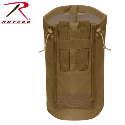 Rothco XL Roll-Up Utility Dump Pouch Coyote Brown – MOLLE Compatible Storage Solution