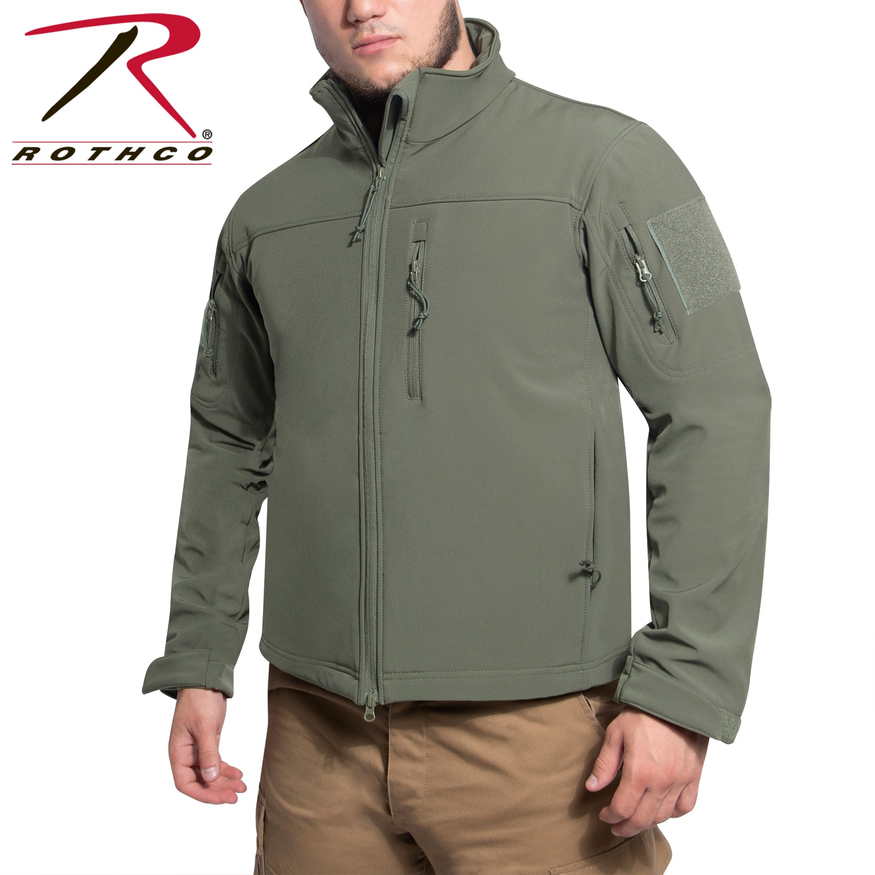 Rothco Stealth Ops Soft Shell Tactical Jacket 2XL Olive Drab