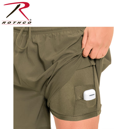 Rothco Physical Training PT Shorts in Coyote Brown Size XL