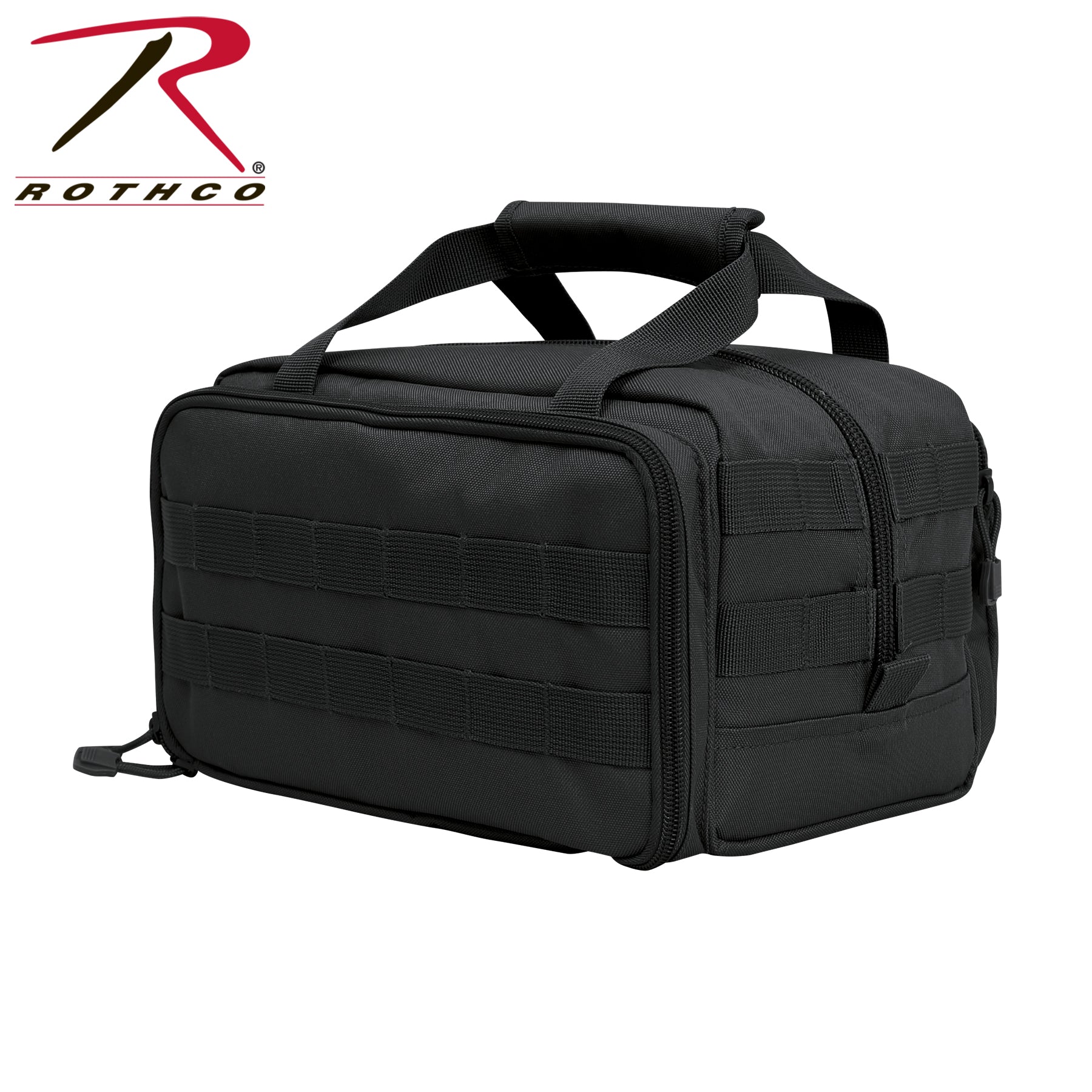 Rothco Tactical Trauma Kit Black - Emergency First Aid Kit with Multiple Pockets and Top Handle