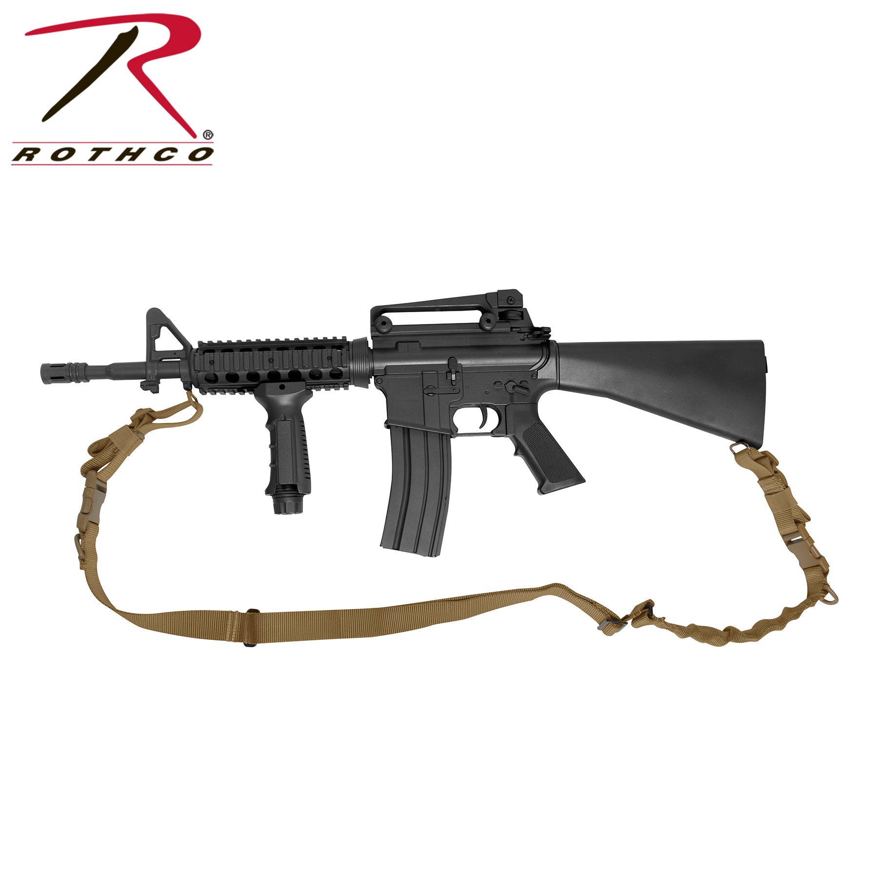 Rothco Deluxe Tactical 2-Point Sling in Coyote Brown (Part #46510)