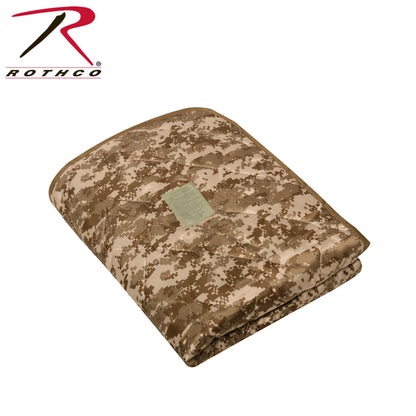 Rothco G.I. Type Camo Poncho Liner Desert Digital Camo - Versatile Cold Weather Insulation Blanket