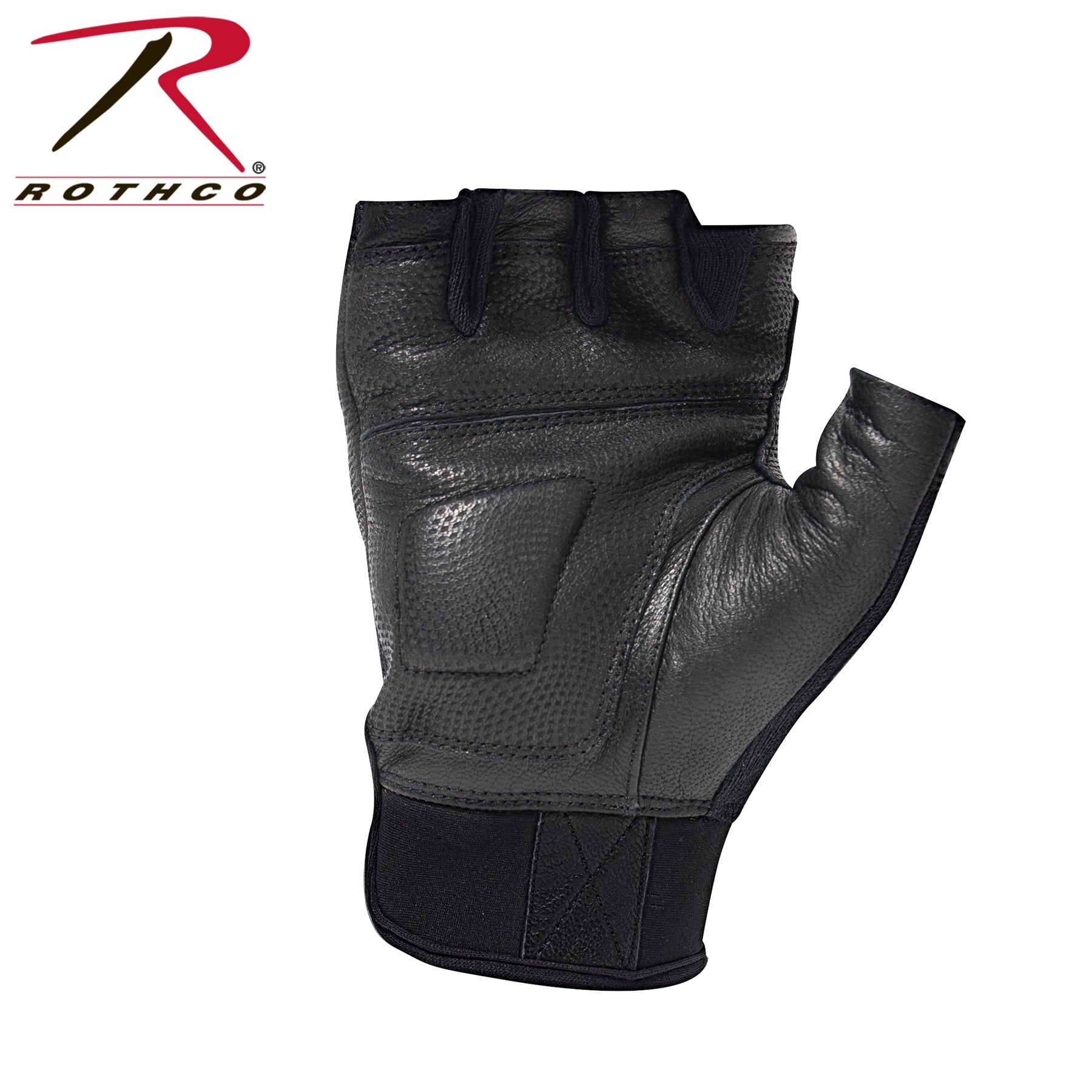Rothco Fingerless Cut-Resistant Carbon Hard Knuckle Gloves Size Small