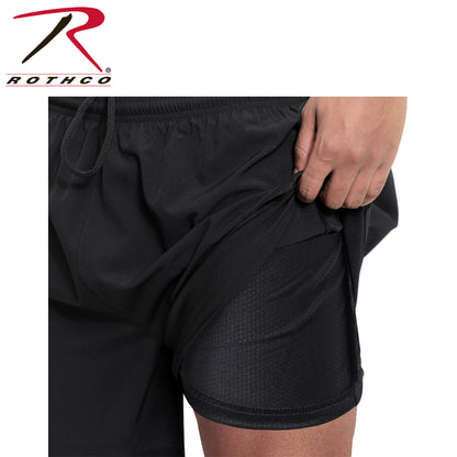 Rothco Army PT Compression Shorts Size Large – Supportive Workout Compression Apparel with Moisture-Wicking and Classic Military Style