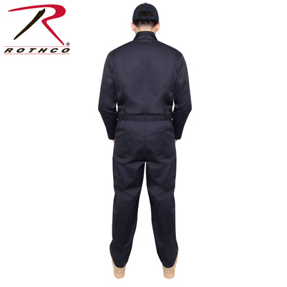 Rothco Workwear Coverall in Midnight Navy Blue, Size M - Durable and Professional Workwear