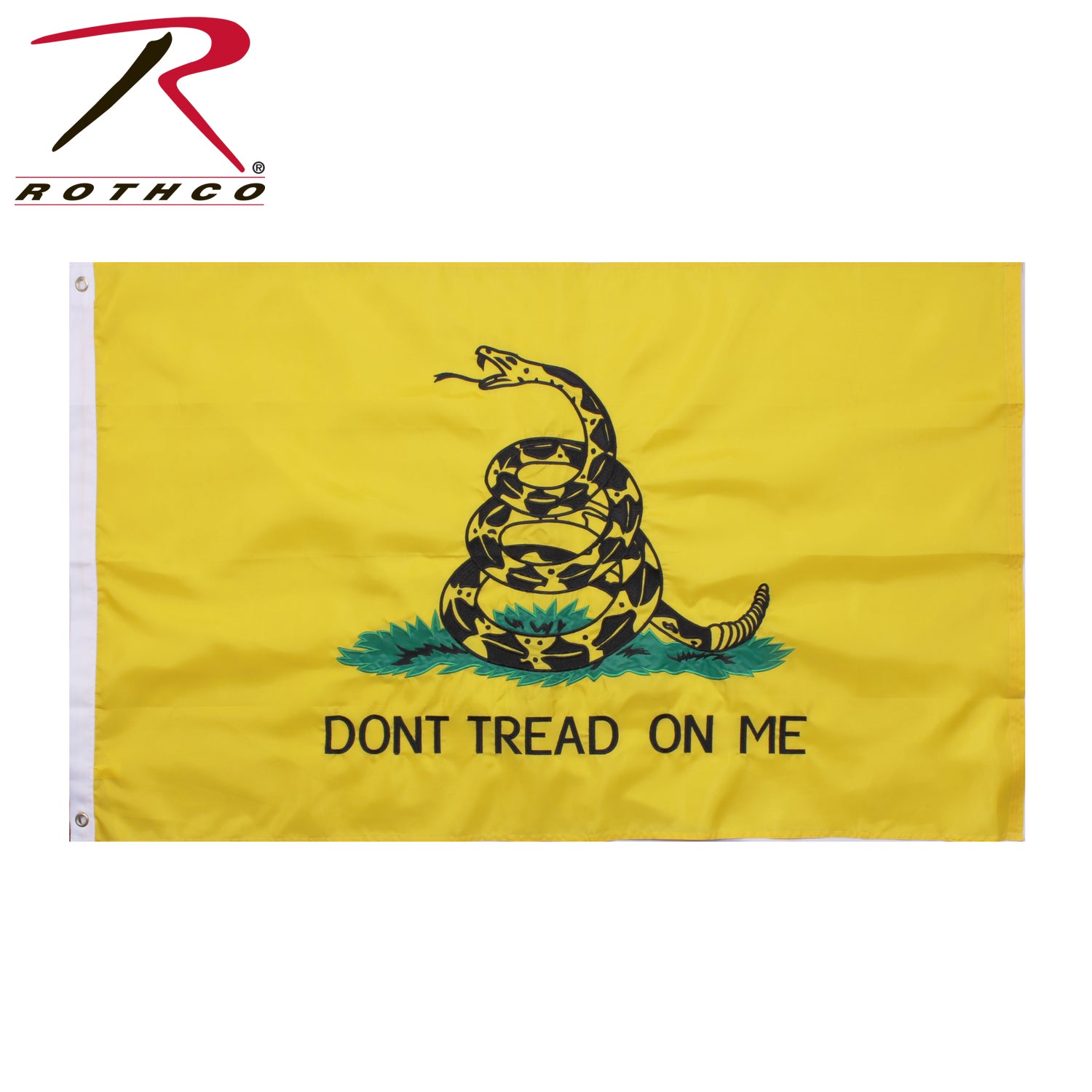 Rothco Don't Tread On Me Flag - 5' x 8' Gadsden Flag with Durable Polyester Material