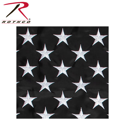 Rothco Deluxe Thin Red Line Flag 3' x 5' - Honoring Firefighters with Embroidered Stars and Vibrant Red Stripe