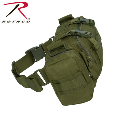 Rothco Tactical Convertipack Olive Drab – Versatile 14-Inch Shoulder and Waist Pack