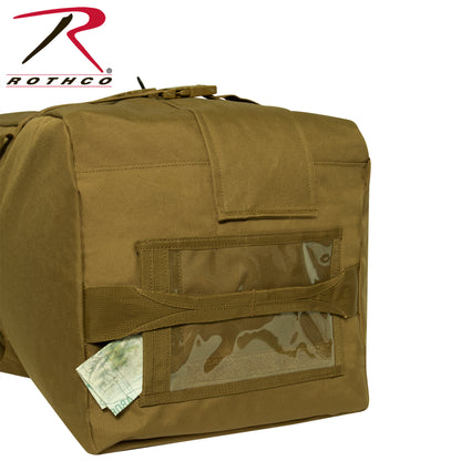 Rothco Enhanced Duffle Bag in Coyote Brown – 76L Capacity Tactical Gear Storage
