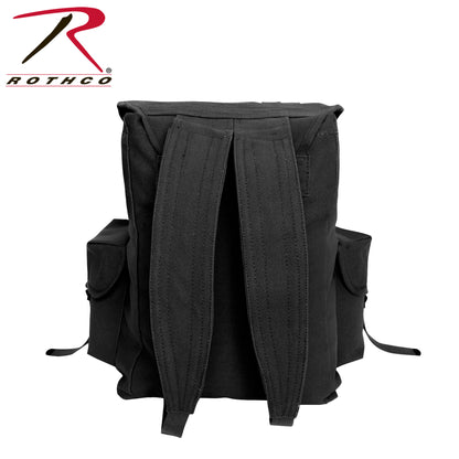 Rothco Heavyweight Mini Alice Pack Black - 20L Tactical Canvas Backpack