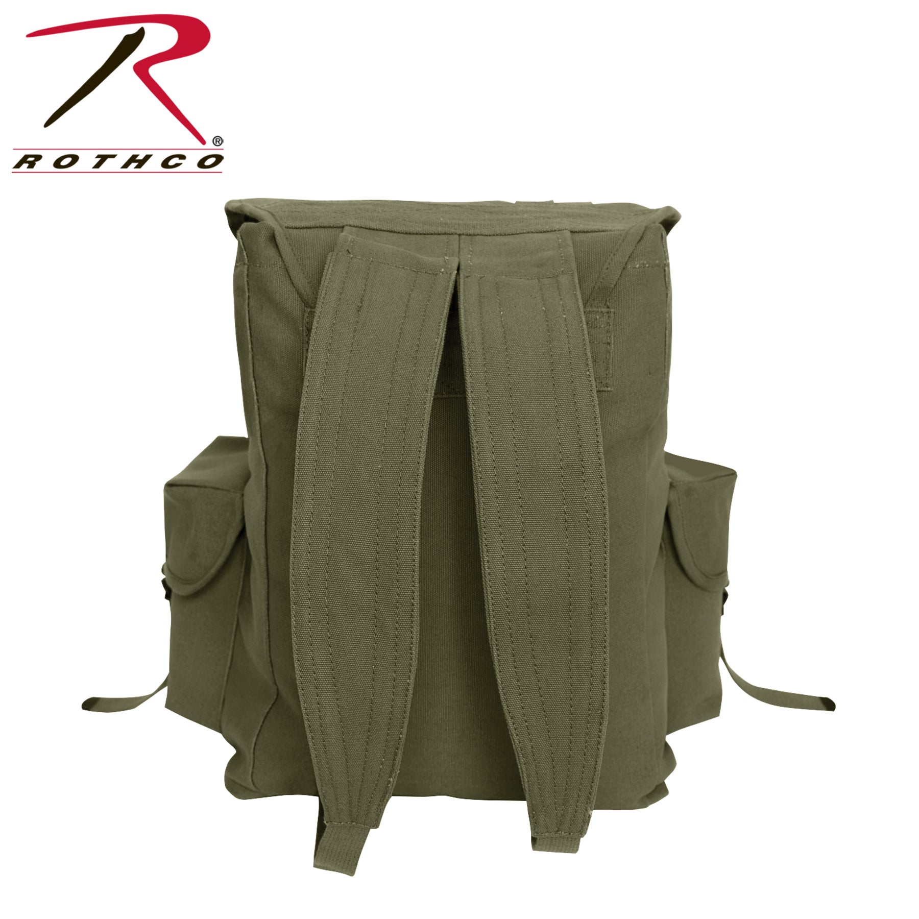 Rothco Heavyweight Mini Alice Pack Olive Drab - Durable 20L Canvas Backpack for Outdoor Adventures