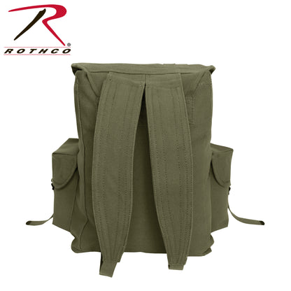 Rothco Heavyweight Mini Alice Pack Olive Drab - Durable 20L Canvas Backpack for Outdoor Adventures