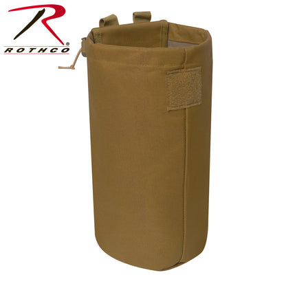 Rothco XL Roll-Up Utility Dump Pouch Coyote Brown – MOLLE Compatible Storage Solution