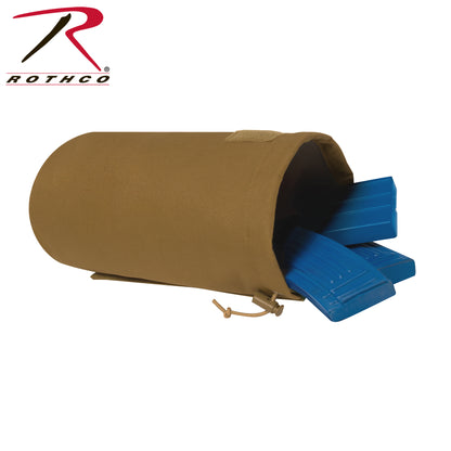 Rothco XL Roll-Up Utility Dump Pouch Coyote Brown – MOLLE Compatible Storage Solution