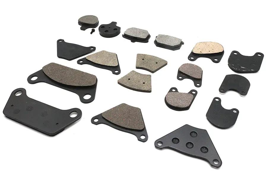 V-Twin Assorted Brake Pad Kit with Front and Rear Pads by V-Twin