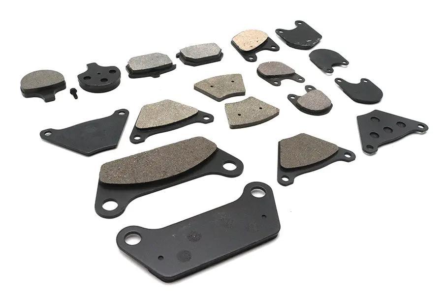 V-Twin Assorted Brake Pad Kit with Front and Rear Pads by V-Twin