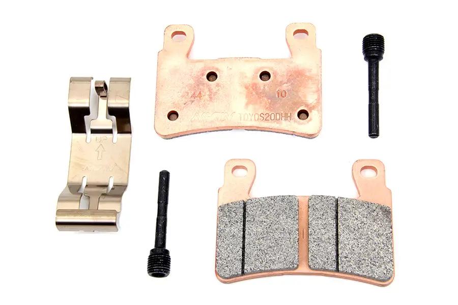 Duro Kevlar Front Brake Pad Set for Harley Davidson FLSTC by Duro