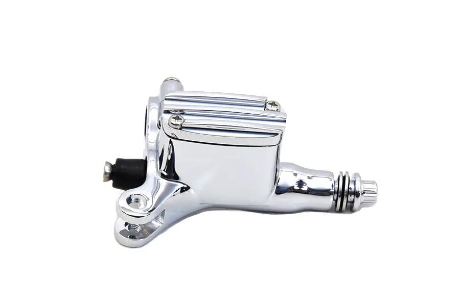 V-Twin Handlebar Master Cylinder Chrome for 9/16 inch Single Disc Use (Part #62330M) by V-Twin