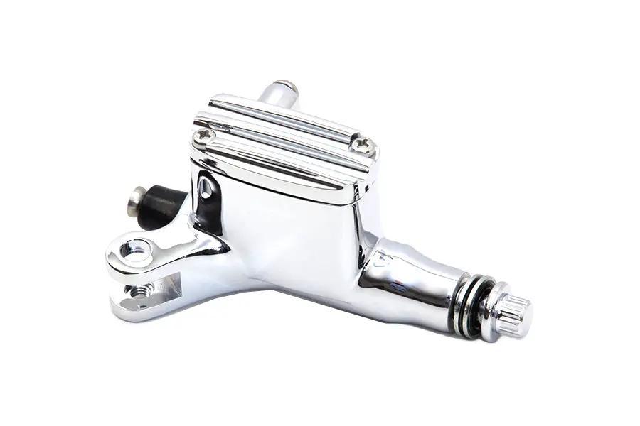 V-Twin Handlebar Master Cylinder Chrome for 9/16 inch Single Disc Use (Part #62330M) by V-Twin