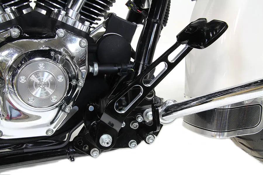V-Twin Black Contrast Cut Brake Pedal for Harley Davidson FLT (Part No. 23-0061) by V-Twin