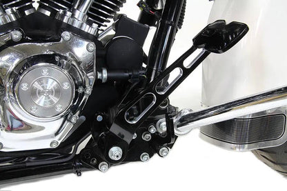 V-Twin Black Contrast Cut Brake Pedal for Harley Davidson FLT (Part No. 23-0061) by V-Twin